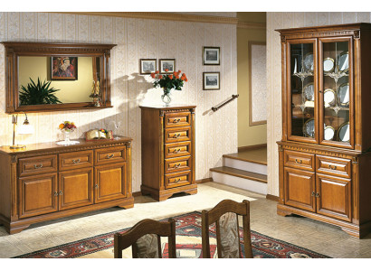 Miroir mural r Designer classique avec cadre en bois véritable style colonial OL 2
