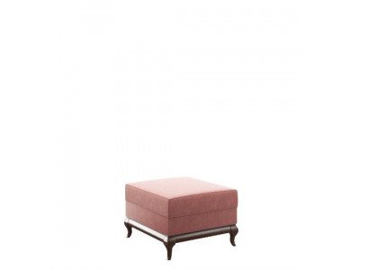Tabouret repose-pieds carré Ottoman 60 x 45 cm Tabouret designer rose