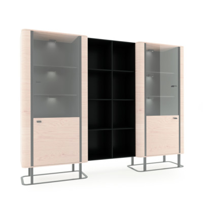 Étagère Étagère Rangement Unité murale Armoire Classeur Bureau Bureau