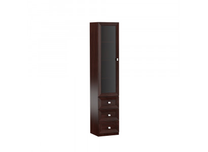 Système de mobilier de bureau décoratif Vitrine Armoire de classement Étagères Classique en bois Armoire
