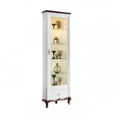Bois massif Bois véritable Artisanat Classique Vitrine Vitrines Armoire Vitrines MIWN