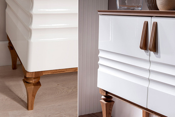 Commode classique Commode de designer Commode Cabinet d'habillage Armoire commode en bois TO-K2