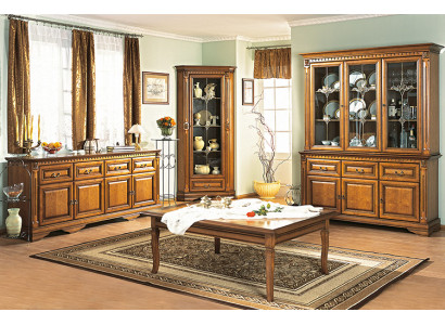 Vitrine classique Armoire vitrée Armoire en verre Armoire Coloniale OW 1-2