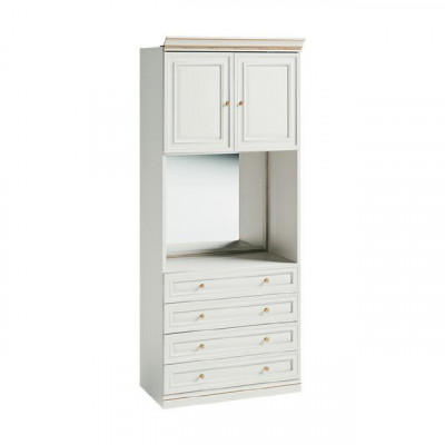 Modèle de module V2D-05-L pour garde-robe à emporter Meubles italiens pour garde-robe