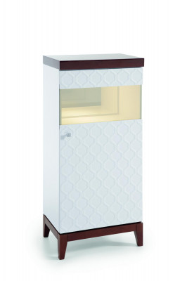 Vitrine de design moderne en verre présentoir armoire décorative étagère de vitrine.