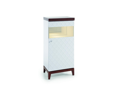 Vitrine de design moderne en verre présentoir armoire décorative étagère de vitrine.
