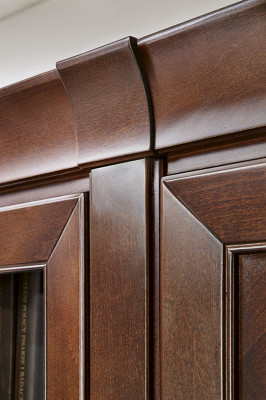 Système Mobilier de bureau Vitrine Armoire de classement Classique en bois Décorative Armoire étagère
