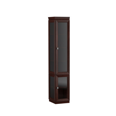 Système Mobilier de bureau Vitrine Armoire de classement Classique en bois Décorative Armoire étagère