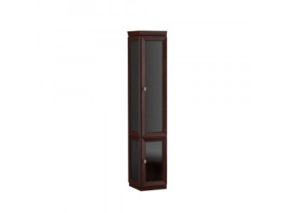Système Mobilier de bureau Vitrine Armoire de classement Classique en bois Décorative Armoire étagère