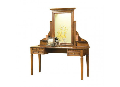 Miroir de maquillage de console classique Table de secrétaire Miroir de table de nuit.