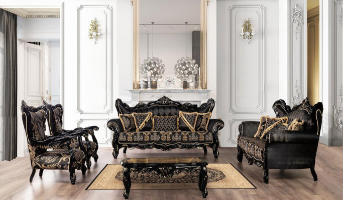 Table basse noble en bois Tables classiques de café Mobilier Tables 120x80