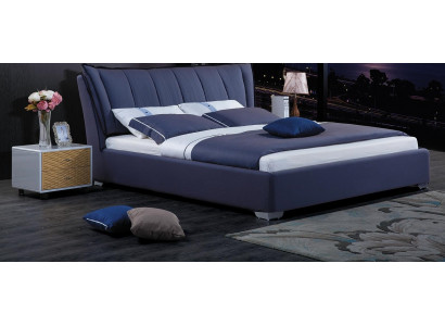 Design de rembourrage de lit de luxe Double Décor Lit Hôtel Sommeil Chambre de luxe