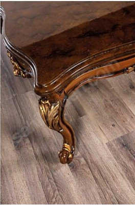 Table en bois Table d'appoint Mobilier de luxe Table basse Marron Tables basses Salon
