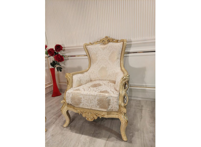 Classique Trône Fauteuil Chaise Meubles Fauteuil Baroque Chesterfield Velours