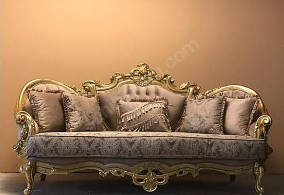 Canapé trois places Meubles rembourrés Canapé classique Mobilier français
