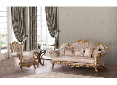 Ensemble de canapé 3+1 siège Canapé Tissu Mobilier Ensemble Suite Siège Classique Meubles