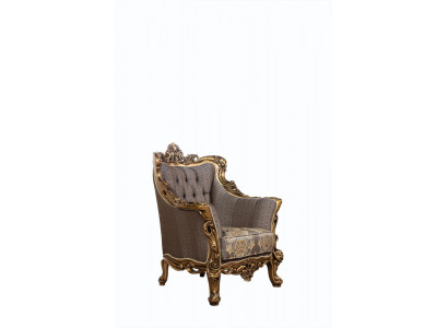 Chaise de luxe Fauteuil Baroque Rococo Mobilier Ameublement Salon Trône
