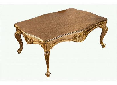 Table basse de luxe 136x90 Baroque Rococo Tables Décoration rectangulaire