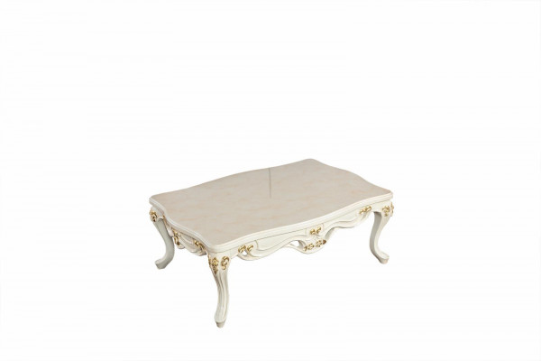 Classique r Baroque en bois - Tables de salon de meubles classiques Table basse