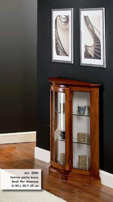 Vitrines Armoire en verre Marron Vitrine Salon Bois Buffet de luxe Mobilier neuf
