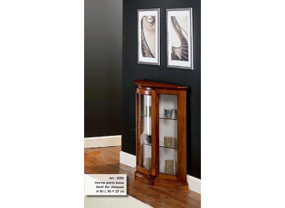 Vitrines Armoire en verre Marron Vitrine Salon Bois Buffet de luxe Mobilier neuf