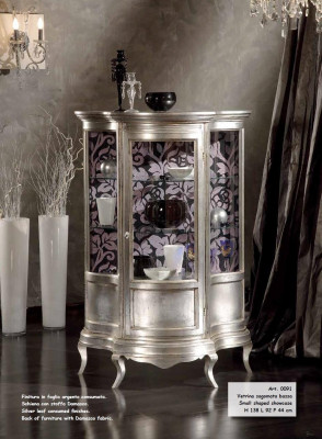 Vitrines Armoire en verre Vitrine Salon Bois Buffet de luxe Étagère nouvelle