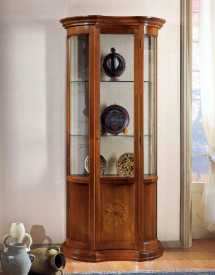Vitrine en bois de luxe Buffet Design Armoires Brunes Mobilier italien nouveau Armoire.