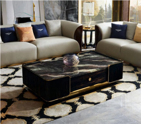 Table basse Tables Table d'appoint Designer Table basse en bois de luxe Table basse