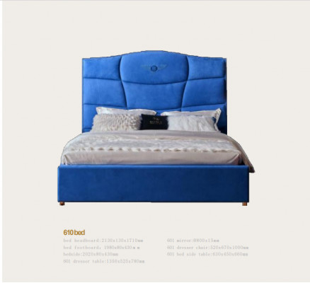 Cadre de lit design lit rembourré lit lits lit d'hôtel hôtel lit 180x200cm luxe