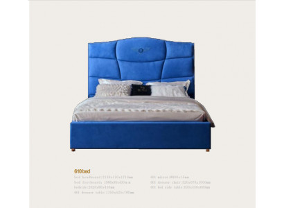 Cadre de lit design lit rembourré lit lits lit d'hôtel hôtel lit 180x200cm luxe
