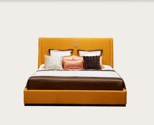 Chambre de luxe Lit double Lit 180x200cm En cuir nouveau Lits d'hôtel