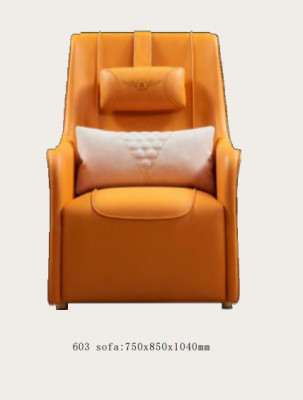 Fauteuil Relax en Cuir Lounge Club Design Canapé Luxe Siège Rembourrages Mobilier nouveau