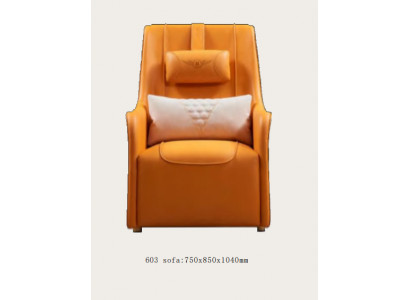 Fauteuil Relax en Cuir Lounge Club Design Canapé Luxe Siège Rembourrages Mobilier nouveau