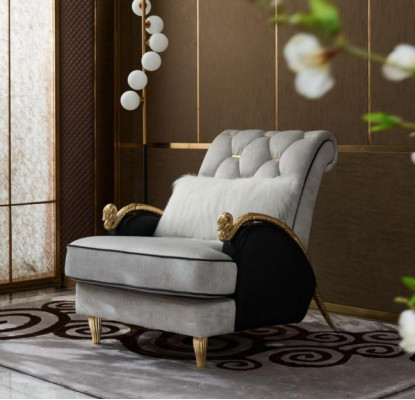 Chaises Chesterfield Revêtement de chaise Cocktail Détente Bar Lounge Club Design Fauteuil
