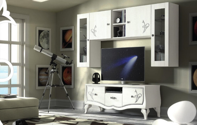Unité murale Armoire télé Meuble Télé Armoire Enfilade Armoire TV Bois Meuble TV Buffet Commode Meuble de design Nouveau