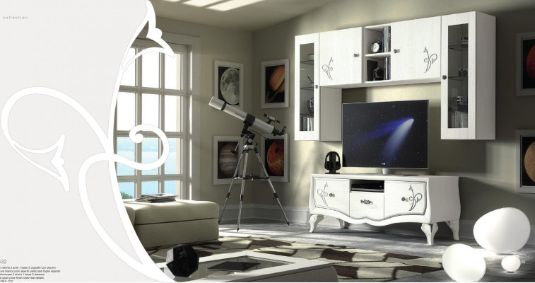 Unité murale Armoire télé Meuble Télé Armoire Enfilade Armoire TV Bois Meuble TV Buffet Commode Meuble de design Nouveau
