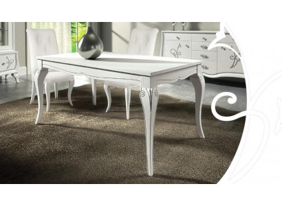 Table à manger Table extensible Tables xxl Moderne Bois Salle à manger Design Blanc nouveau