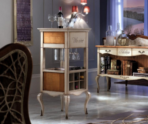 Bar à domicile armoire de bar table de bar étagère range-bouteilles armoire à vin armoire de luxe vitrine