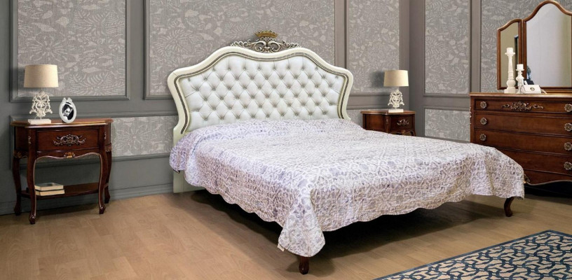 Lit double Lits Chambre Mobilier en bois massif Vaccari cav giovanni Lit neuf