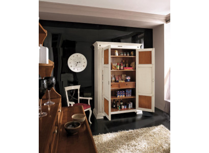 Salle à manger Mobilier Bois massif Vitrines Armoire Bois véritable Buffet Vitrine Bois massif