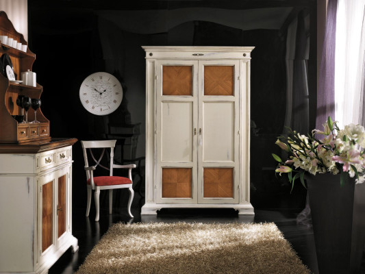 Salle à manger Mobilier Bois massif Vitrines Armoire Bois véritable Buffet Vitrine Bois massif
