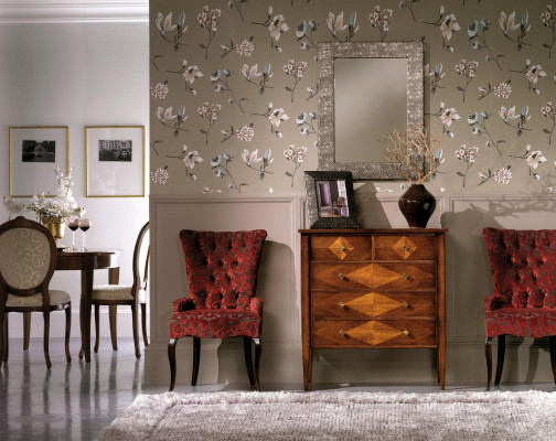 Ensemble de salon Commode Miroir Commodes Suite Groupe Design en bois Armoire nouvelle