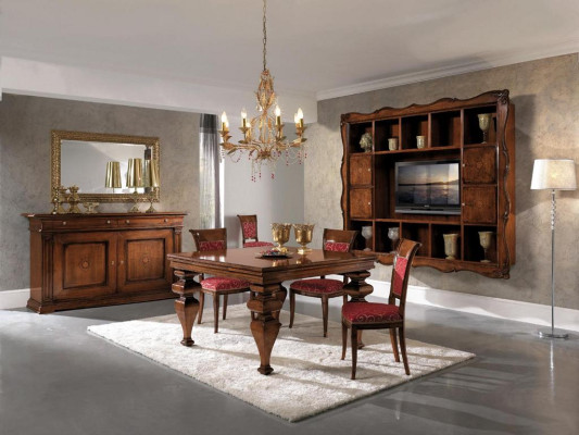 Commode Salle de séjour Commode Tiroirs Bois Buffet Armoire Armoires Massif neuf