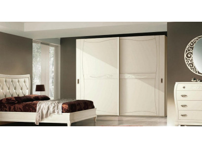Armoire de luxe avec portes coulissantes Armoires de chambre en bois Design