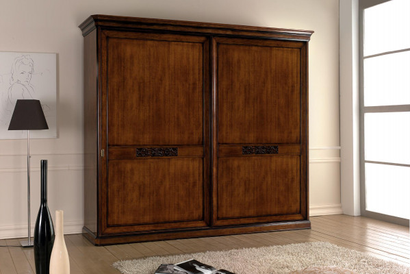 Armoire de vêtements Chambre Armoire Meubles en bois Classique Baroque Mobilier neuf