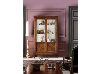 Buffet de salon Vitrine Armoire en verre Vitrine Buffet en bois Armoires à vin Mobilier