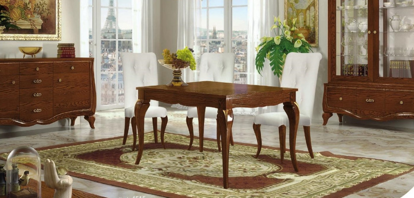 Table à manger Table extensible Tables en bois Design moderne Salle à manger Meubles de luxe