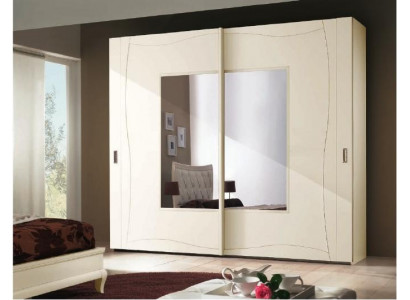 Armoires Armoire avec portes coulissantes Armoire de chambre Mur de design en bois