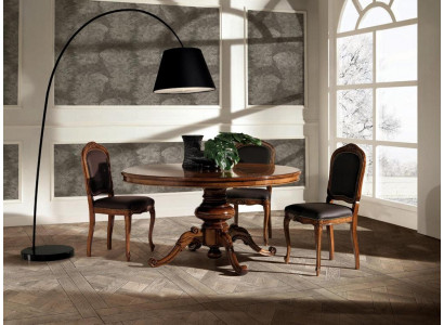 Salle à manger Tables Rond Meubles Table à manger de luxe Table ronde Bois massif Italie neuf