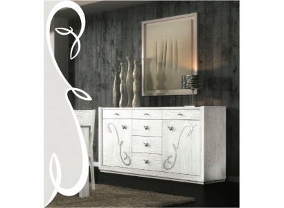 Bahut Commode Armoire Commodes de luxe Armoire Étagère Meubles Armoire en bois Italie